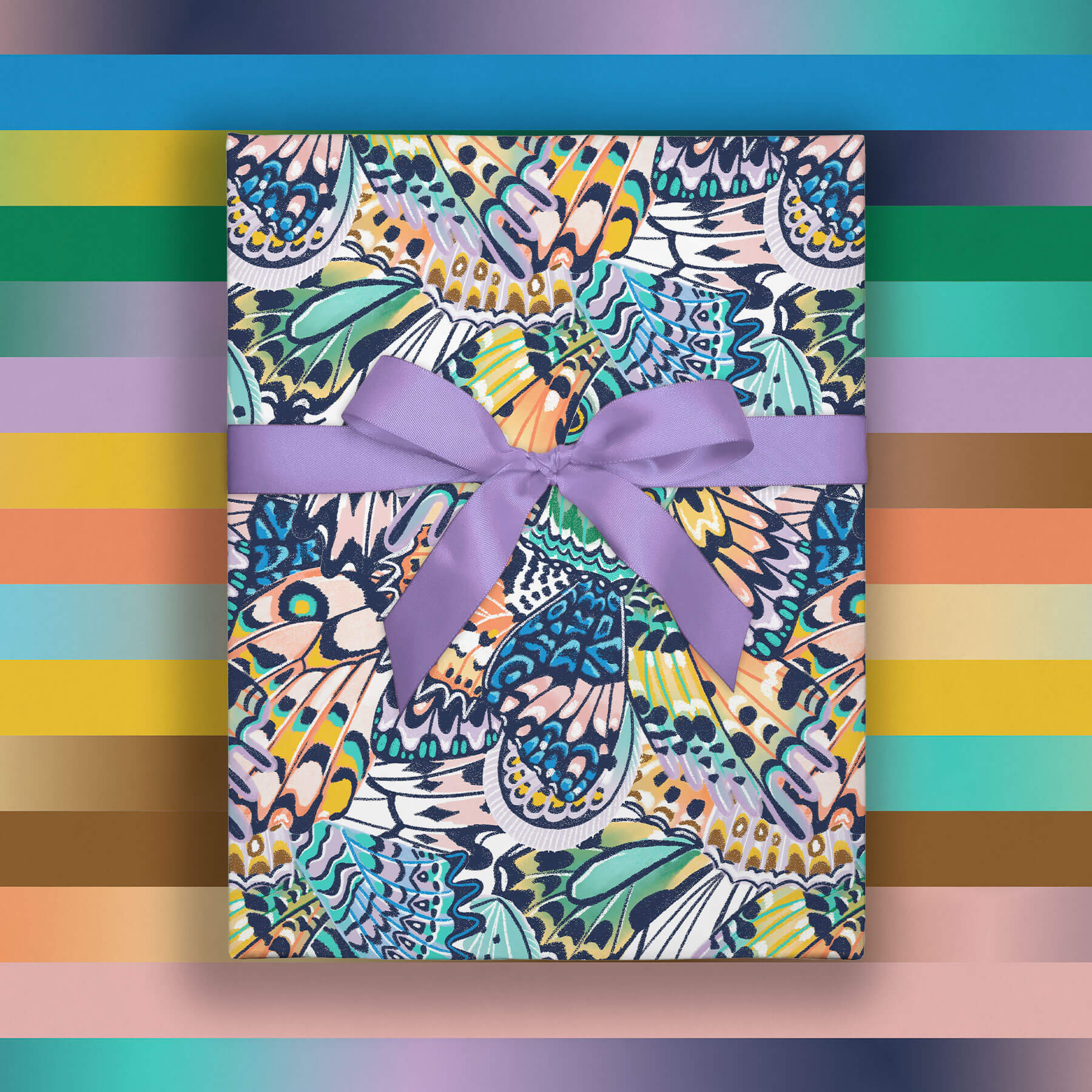 Fluttering Wings, Double-Sided Flat Wrap