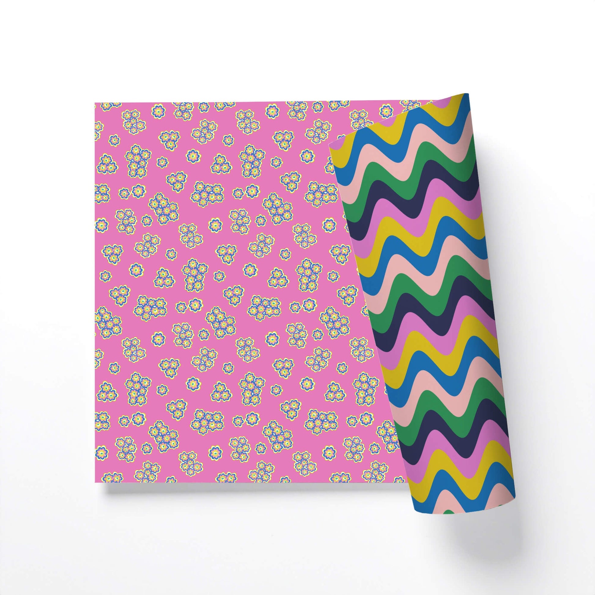 Groovy Stripe Double Sided Flat Wrap