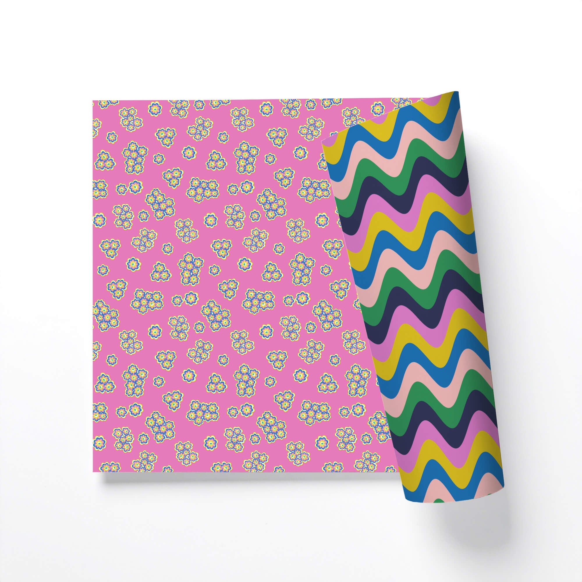 Groovy Stripe Double Sided Flat Wrap