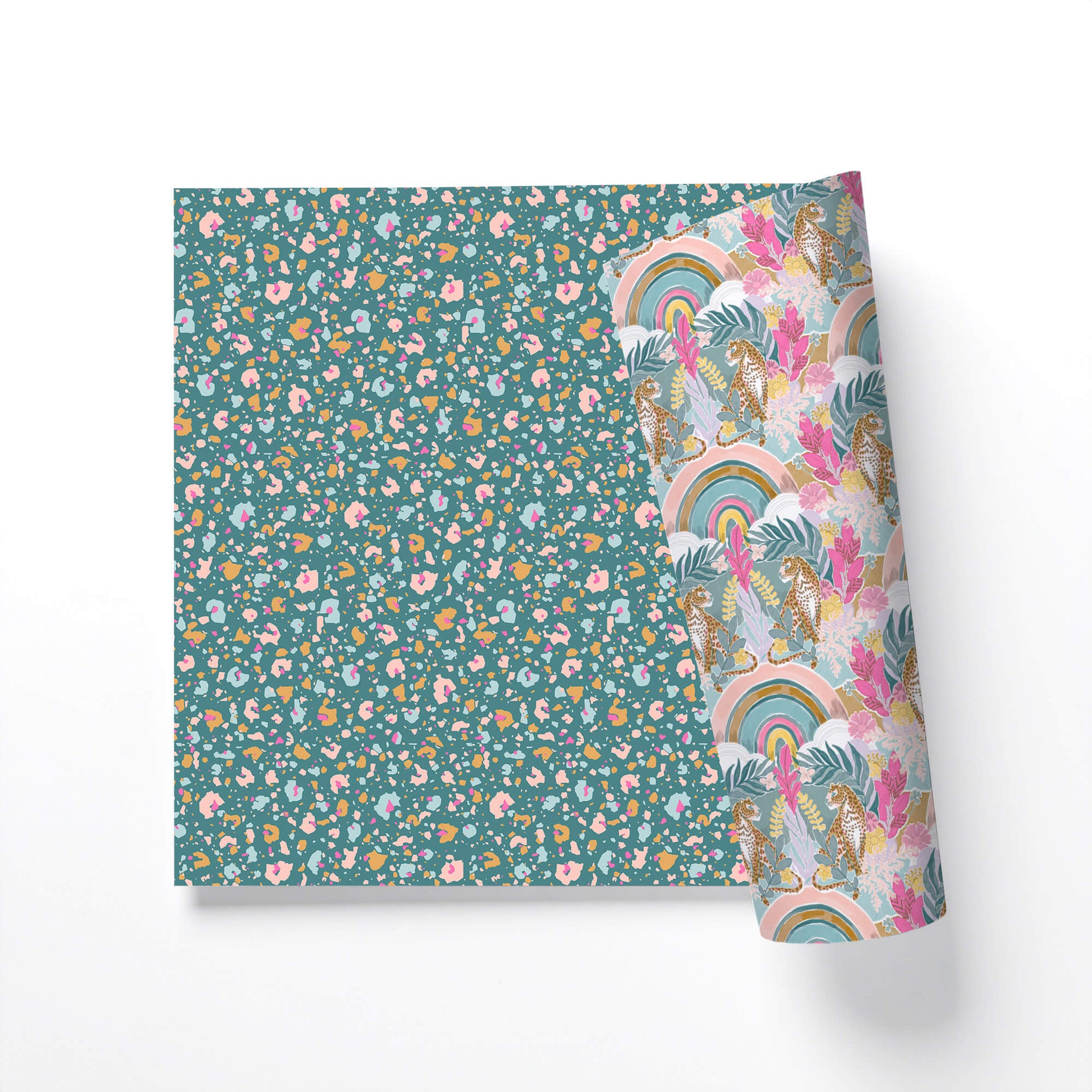 Leopard Daydream Double Sided Flat Wrap