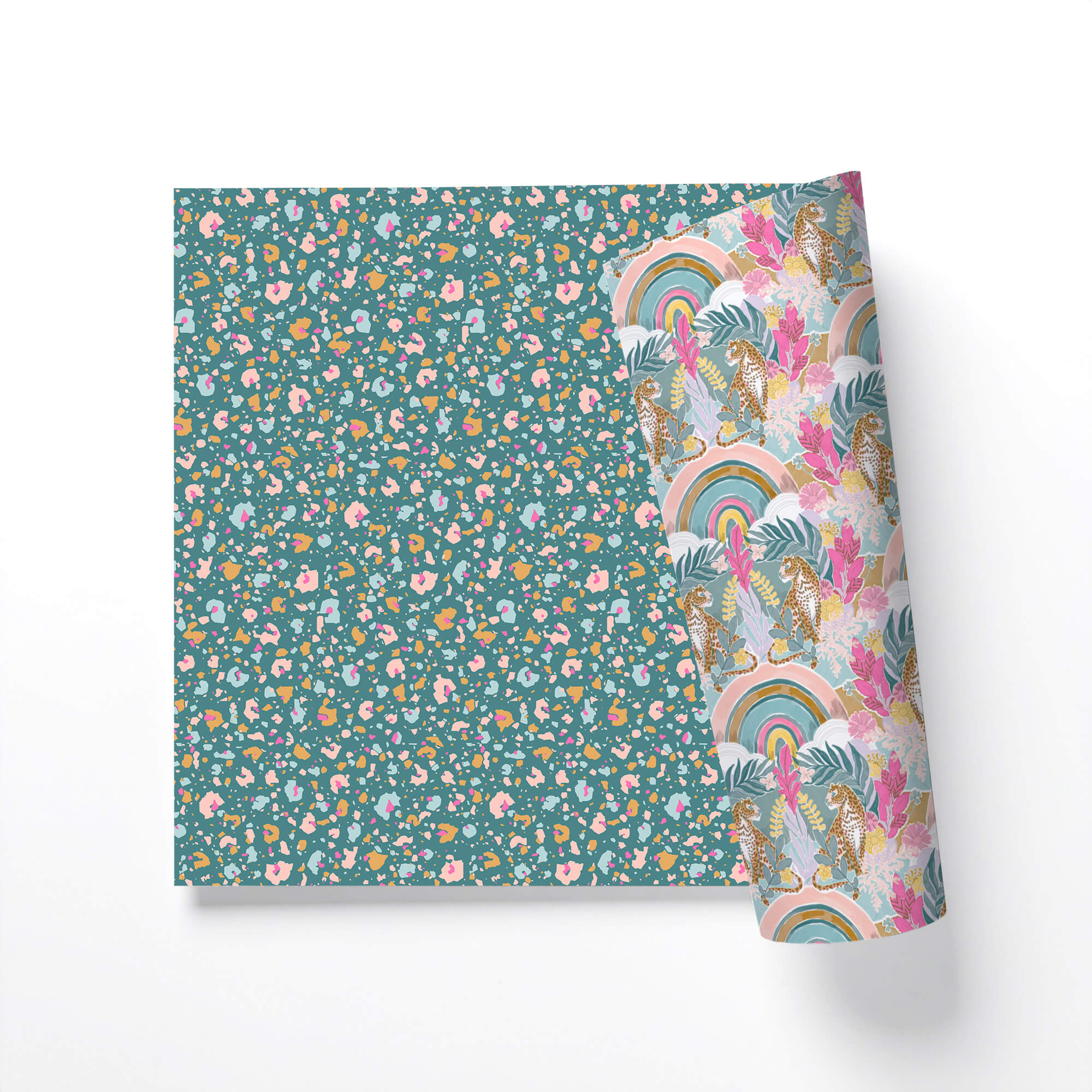 Leopard Daydream Double Sided Flat Wrap