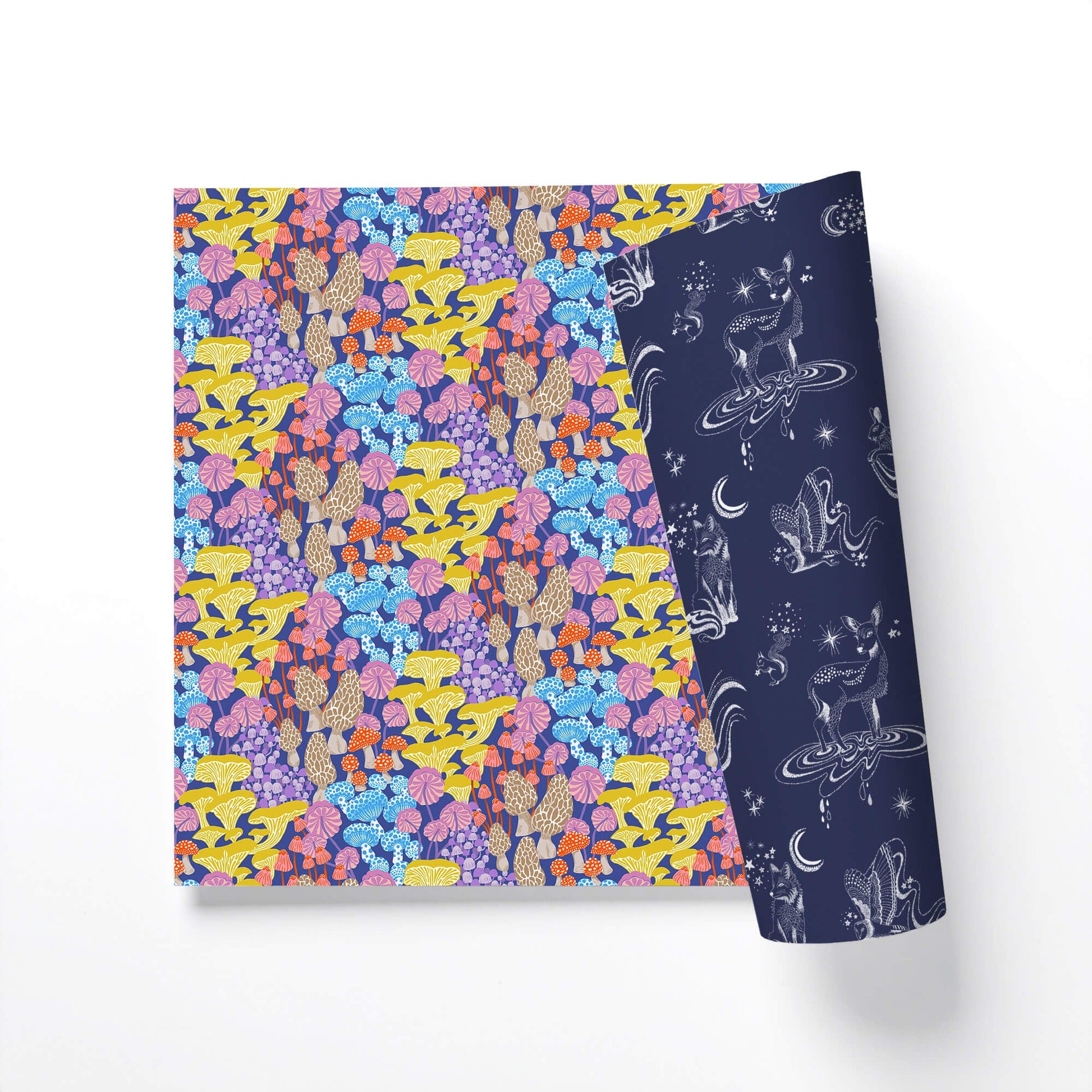 Enchanted Forest Mushroom Magic Double-Sided Gift Wrap