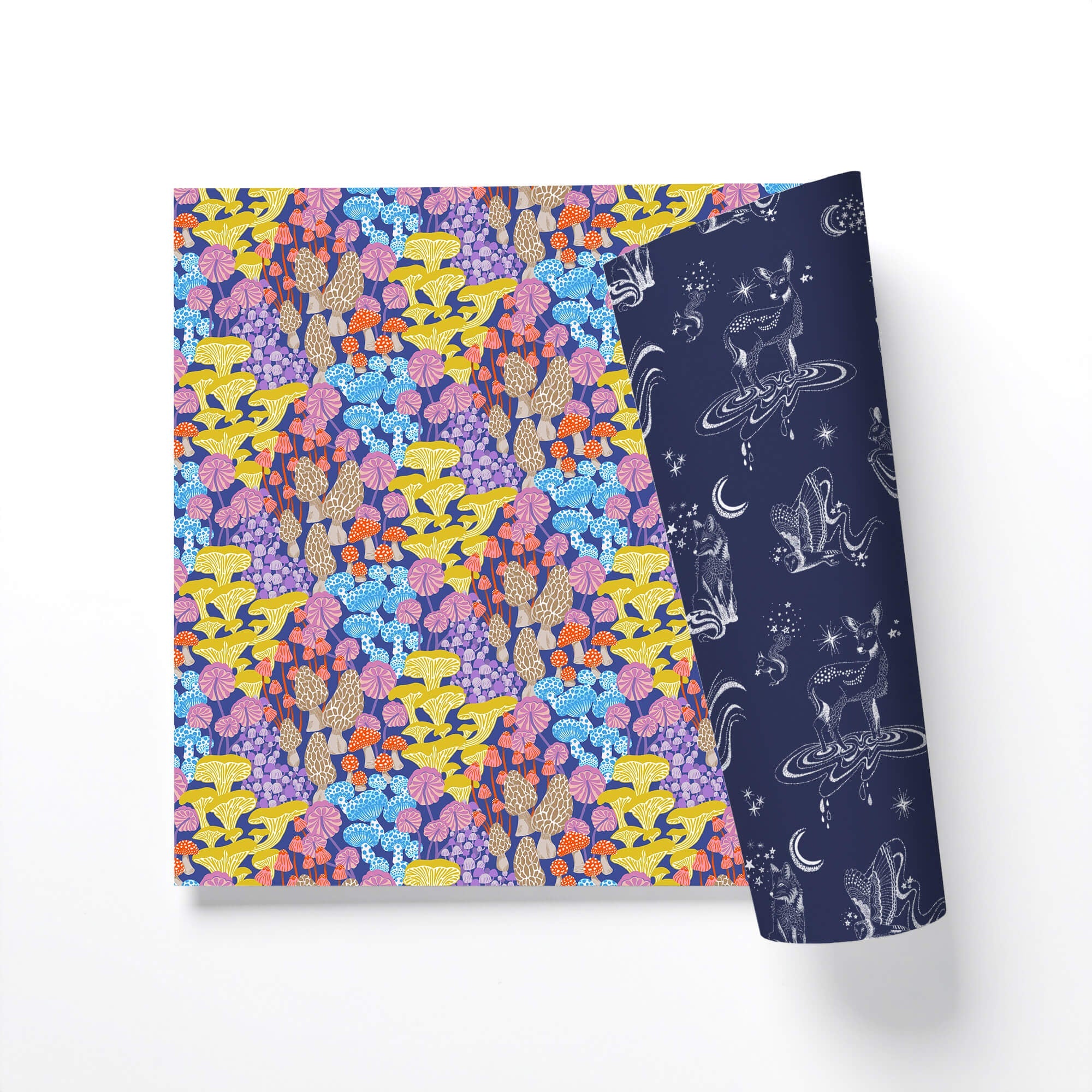 Enchanted Forest Mushroom Magic Double-Sided Gift Wrap