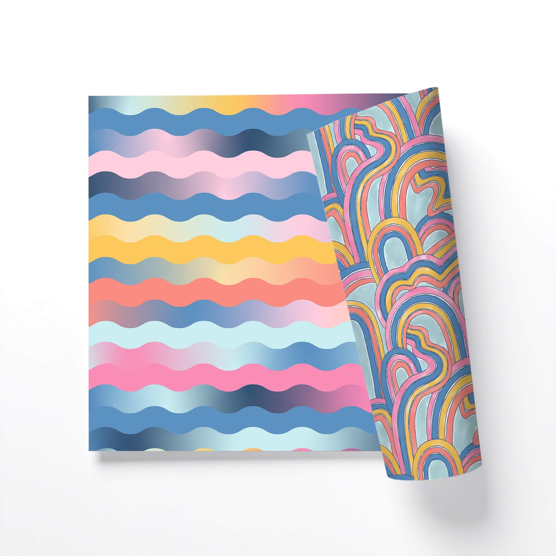 Rainbow Roads Double Sided Flat Wrap