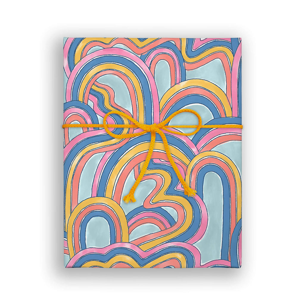 Rainbow Roads Double Sided Flat Wrap