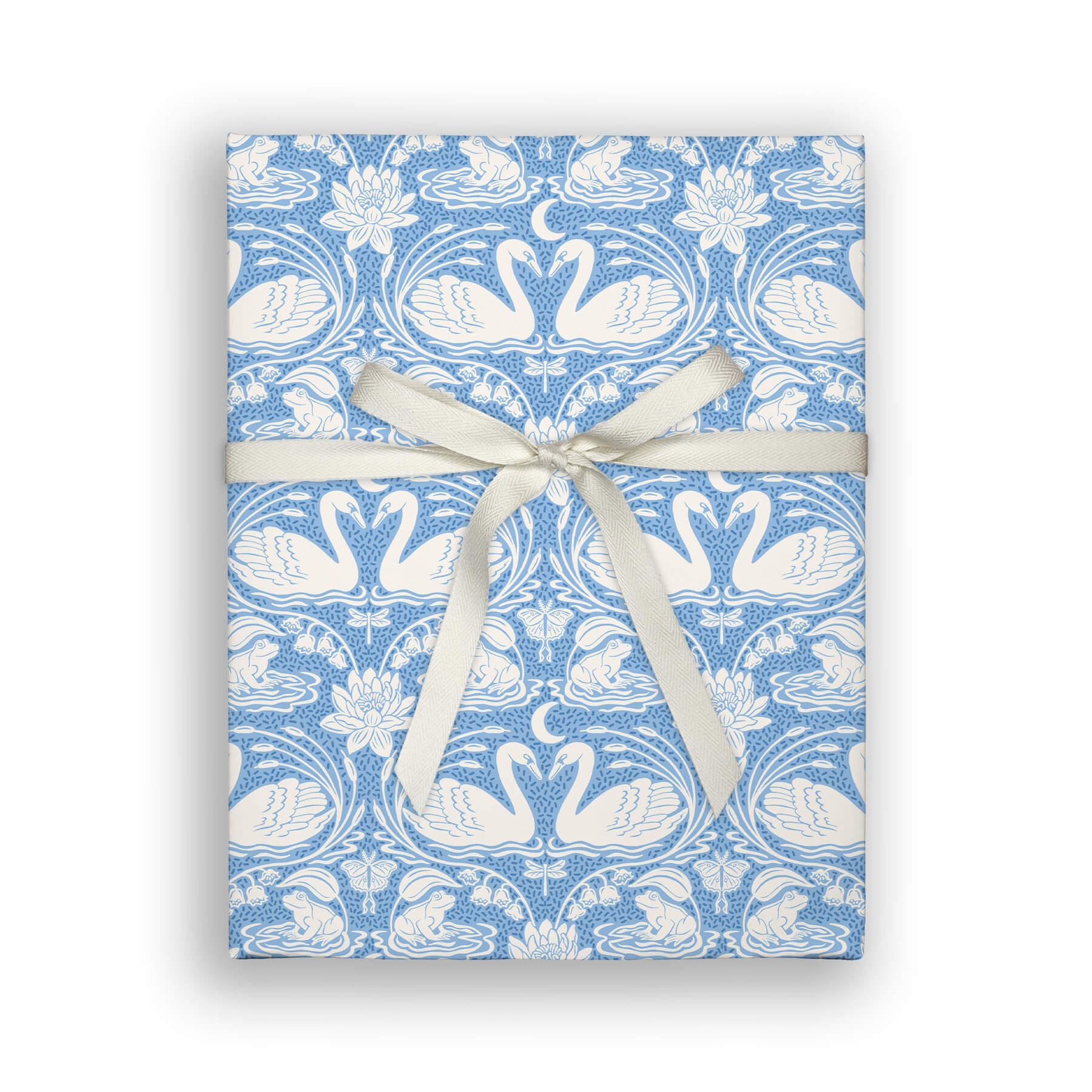 Swans, Flat Wrap, Single-Sided, Set of 3
