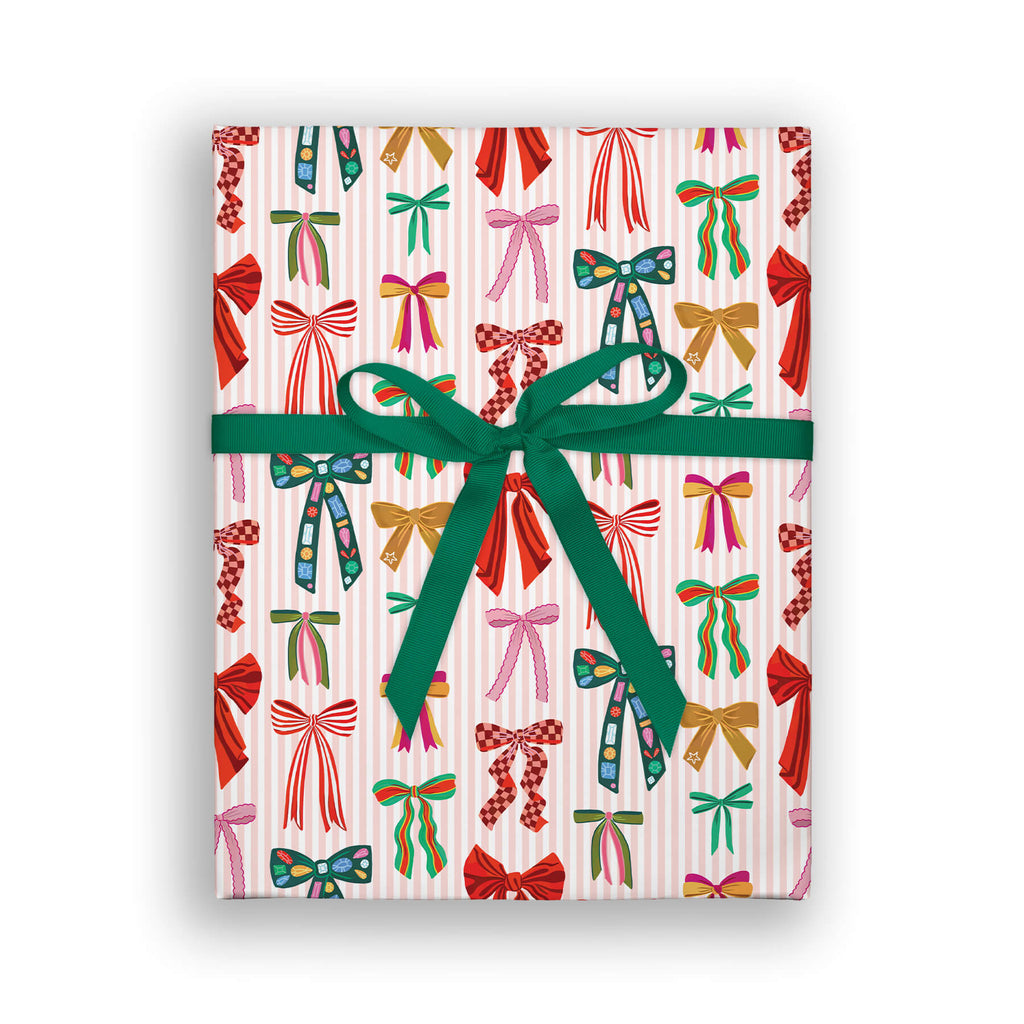 Bowtacular, Holiday Flat Wrap, Single-Sided, Set of 3