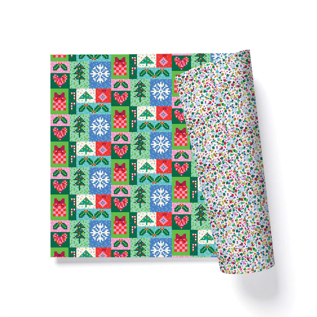 Craft Lover Melty Beads and Sequins Double Sided Gift Wrap