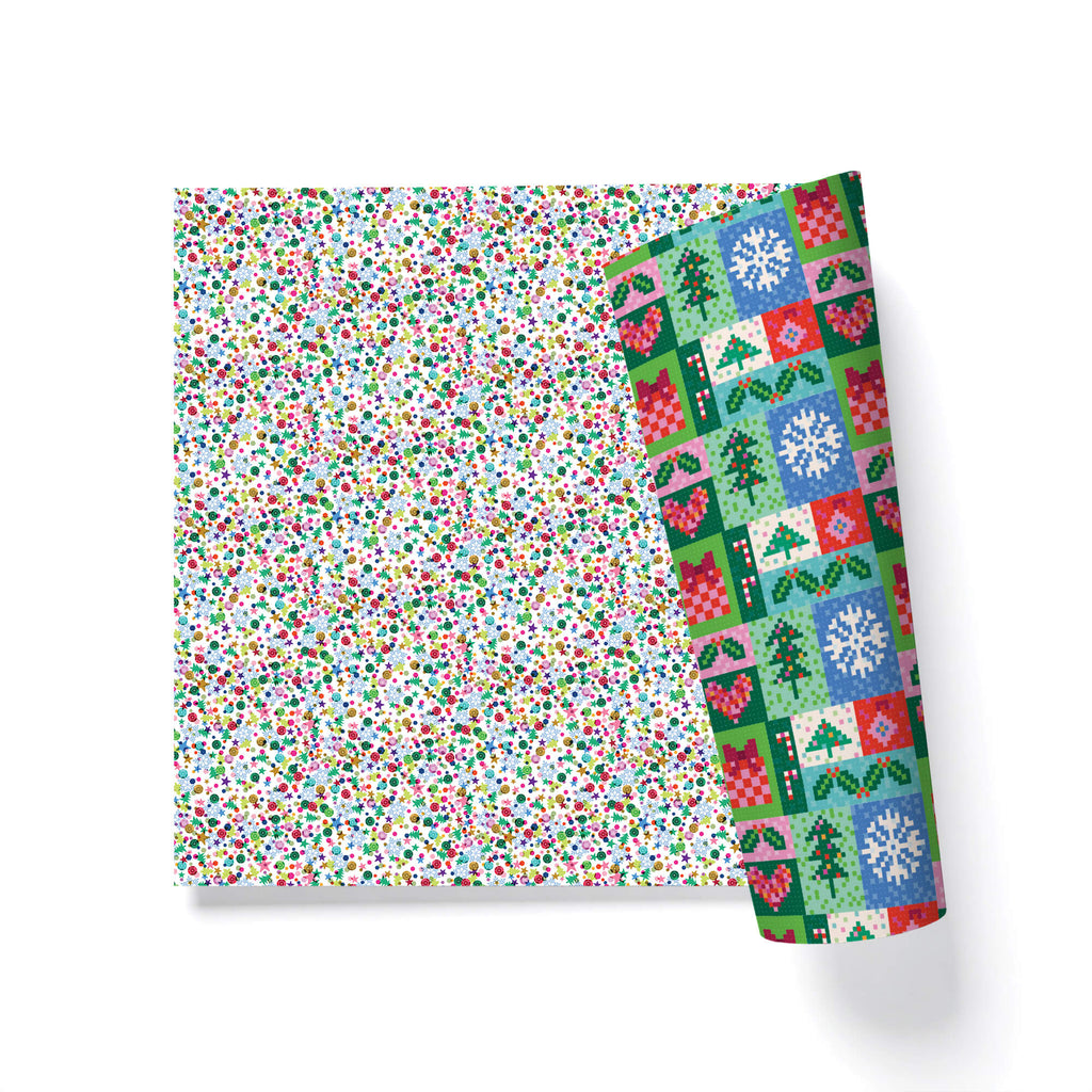 Craft Lover Melty Beads and Sequins Double Sided Gift Wrap