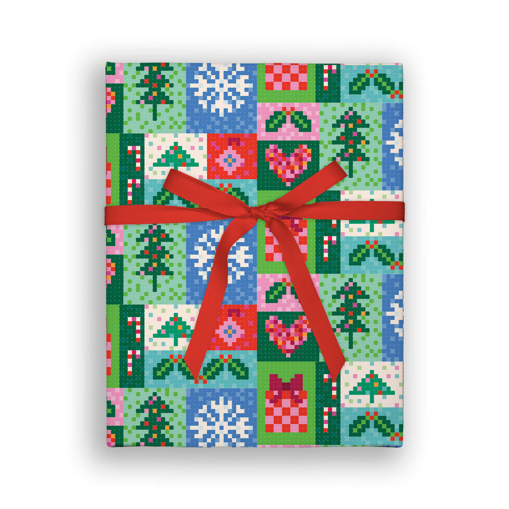 Holiday Craft Lover Flat Wrap Variety Set, Single-Sided, Set of 3 Unique Designs