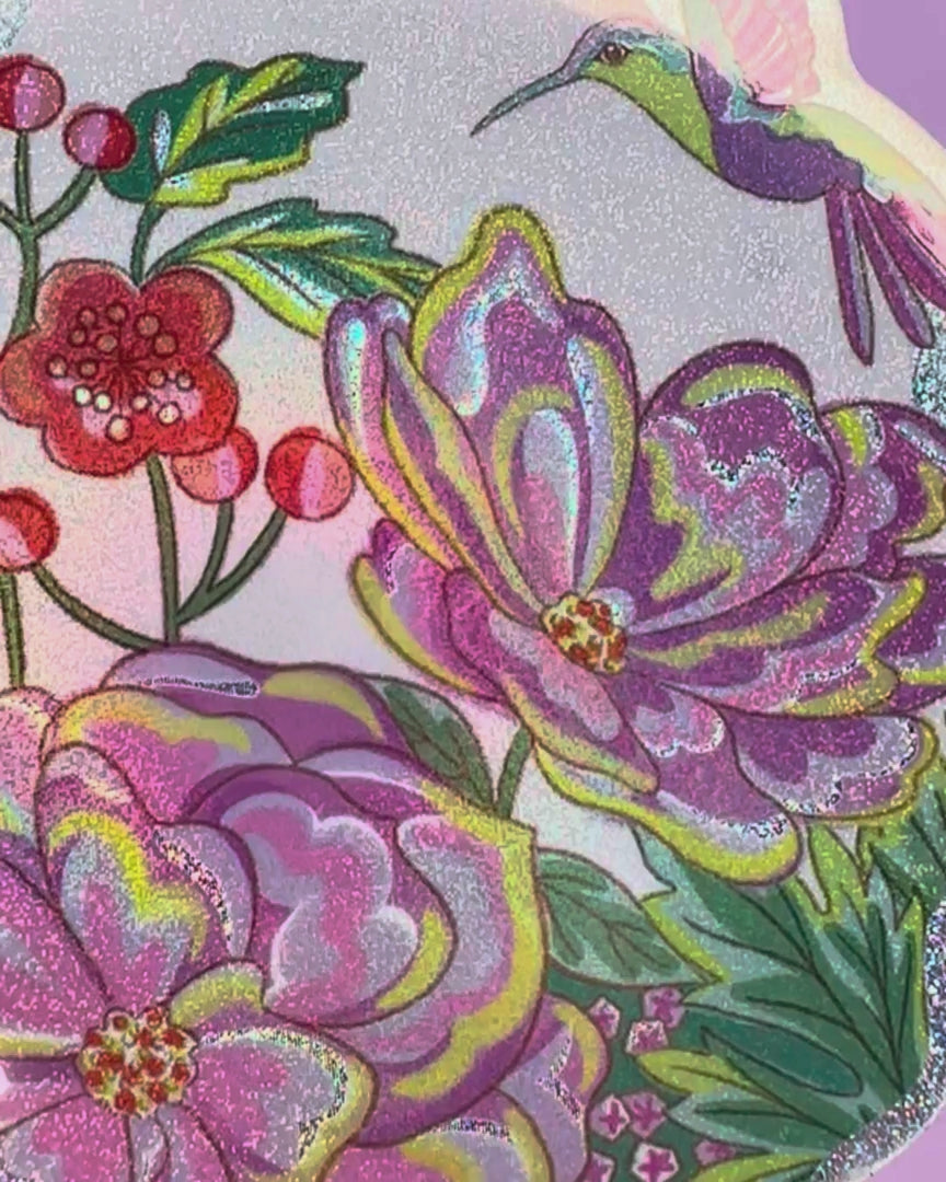Magic Garden Glitter Sticker